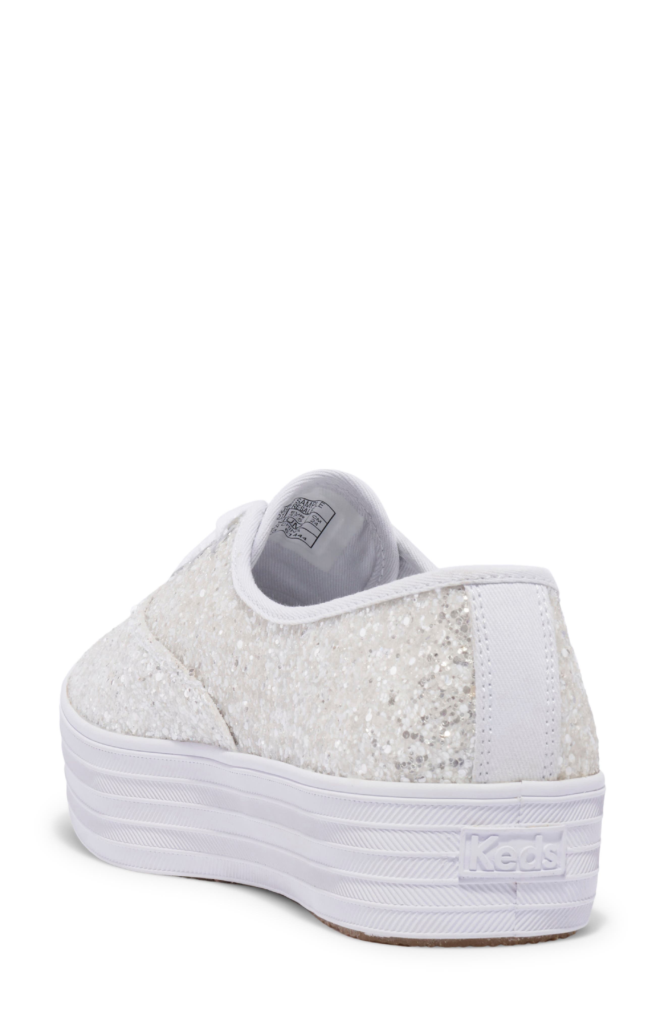Point Glitter Platform Sneaker - image 4