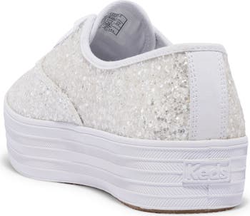 Point Glitter Platform Sneaker