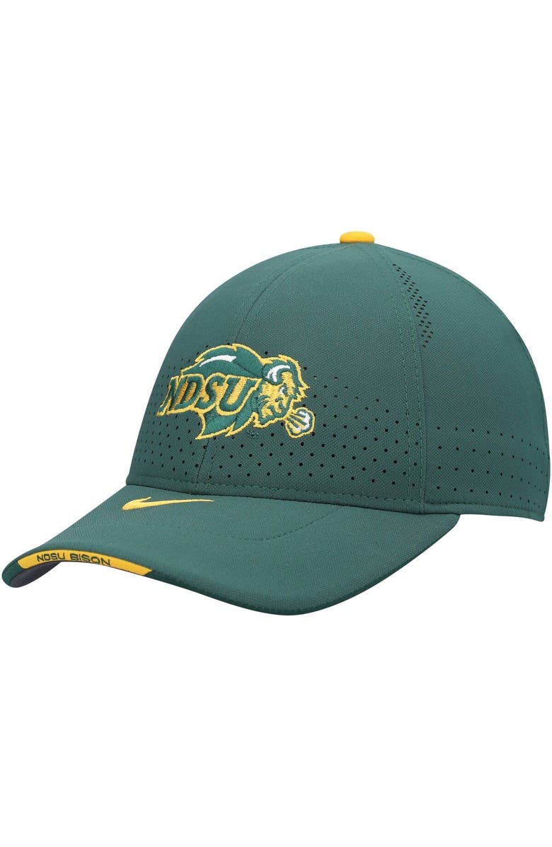 Nike Men's Nike Green NDSU Bison 2021 Sideline Legacy91 Performance Adjustable Hat, Main, color, 