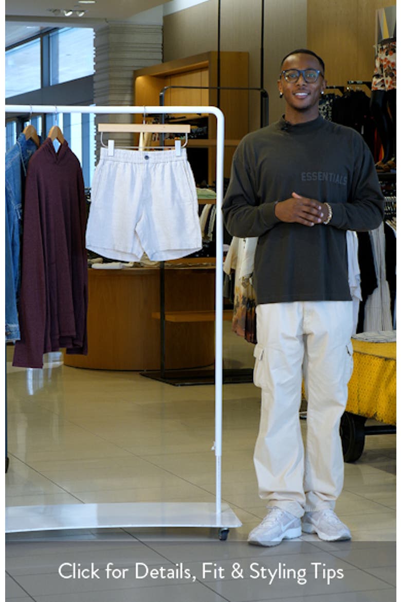 Everywear Linen Shorts video