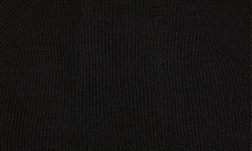 Brooks Brothers Wool Blend Patch Cuffed Beanie In Black