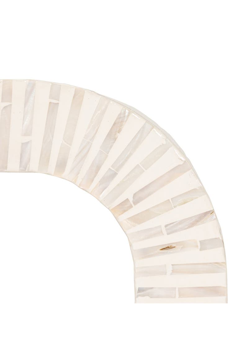 Waterfall Coffee Table, Alternate, color, White