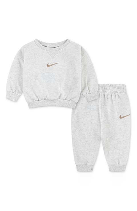 Essential Fleece Crewneck Sweatshirt & Joggers Set (Baby)