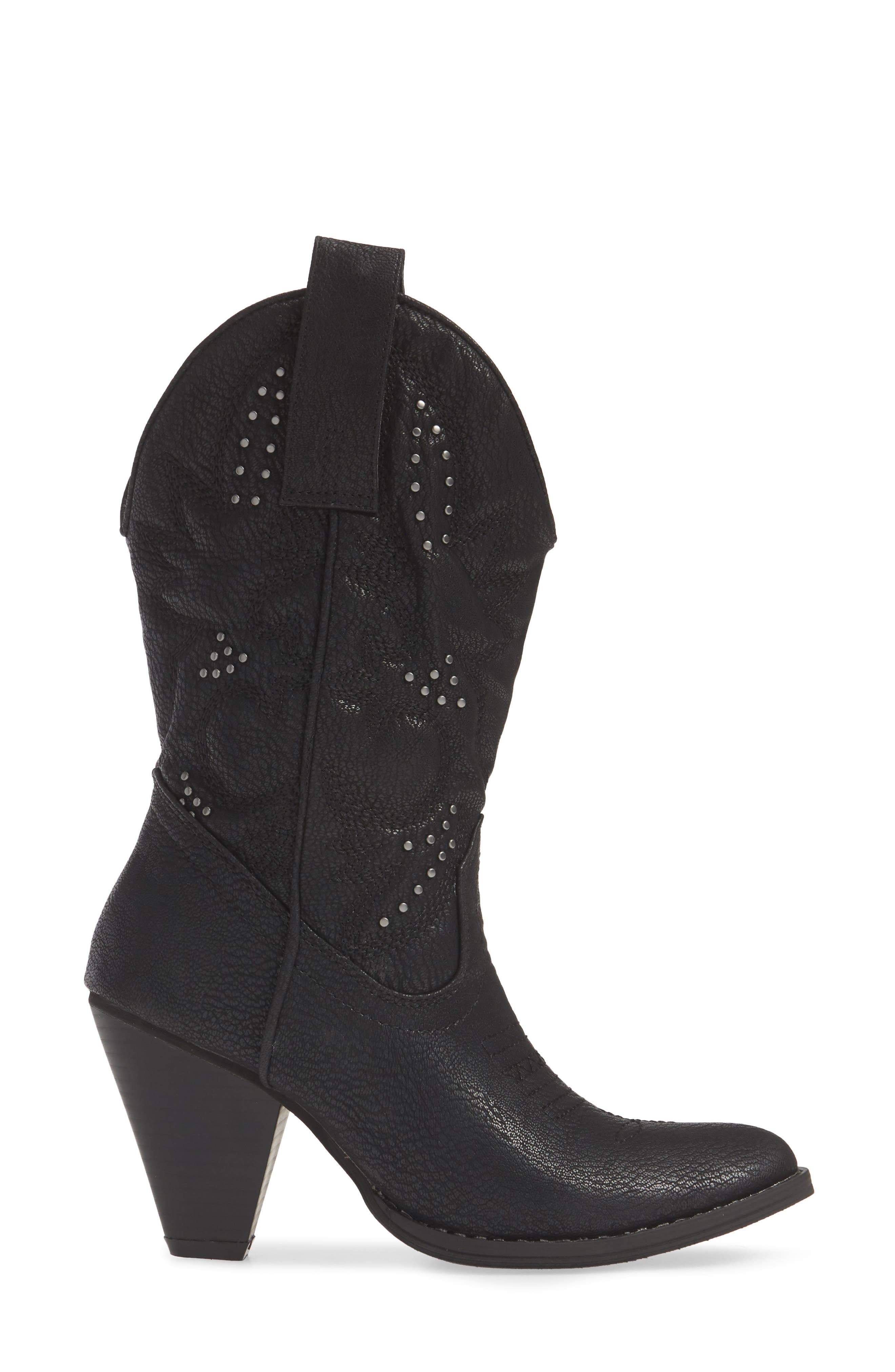 Very Volatile Wagonwheel Western Boot, Alternate, color, 