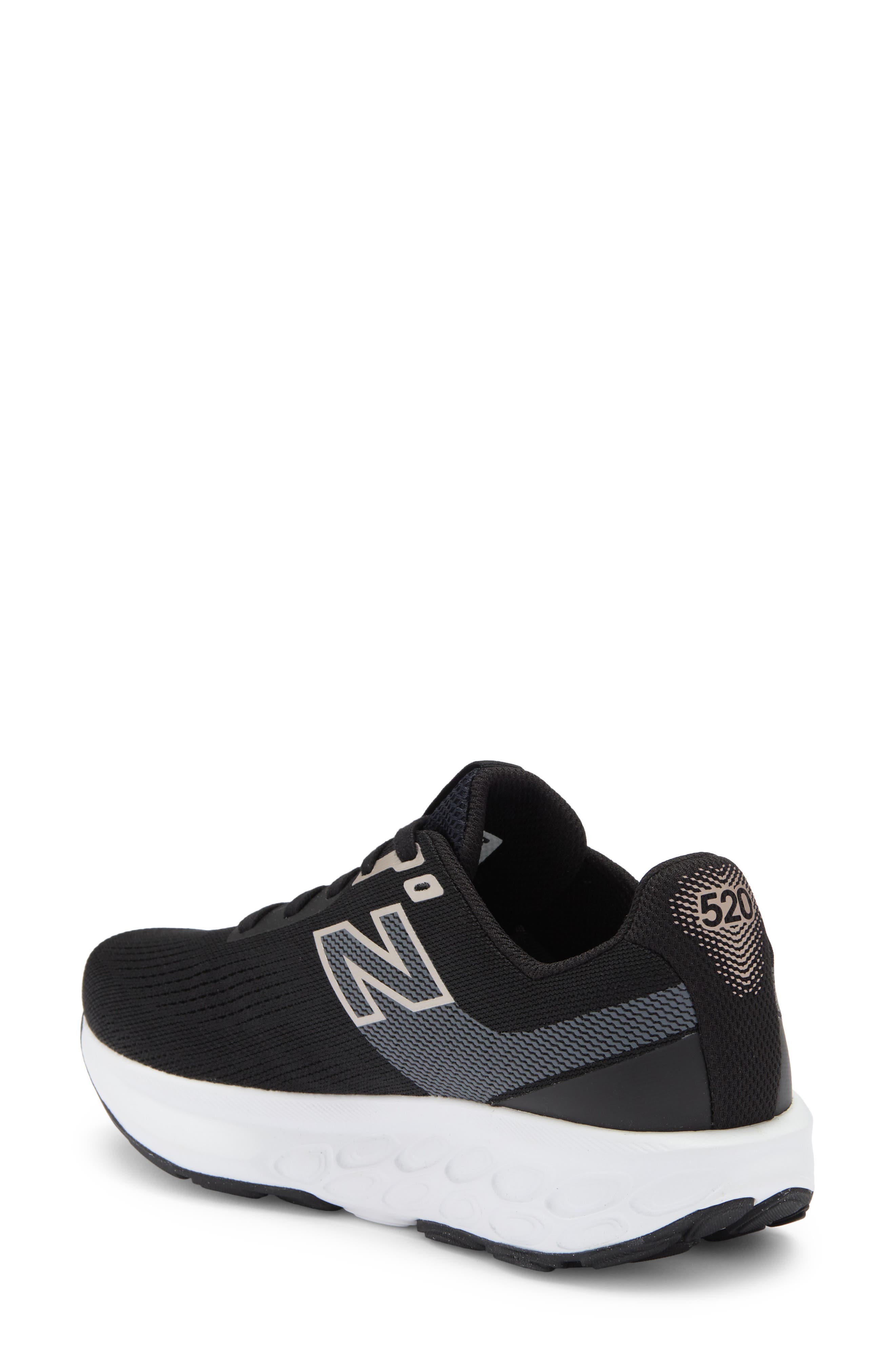 New Balance Fresh Foam 520 V9 Running Shoe, Alternate, color, Black/ Castlerock