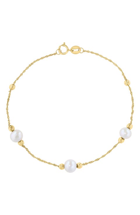 Freshwater Cultured Pearl Chain Bracelet