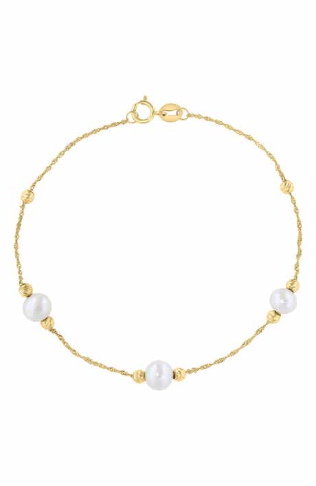 Freshwater Cultured Pearl Chain Bracelet