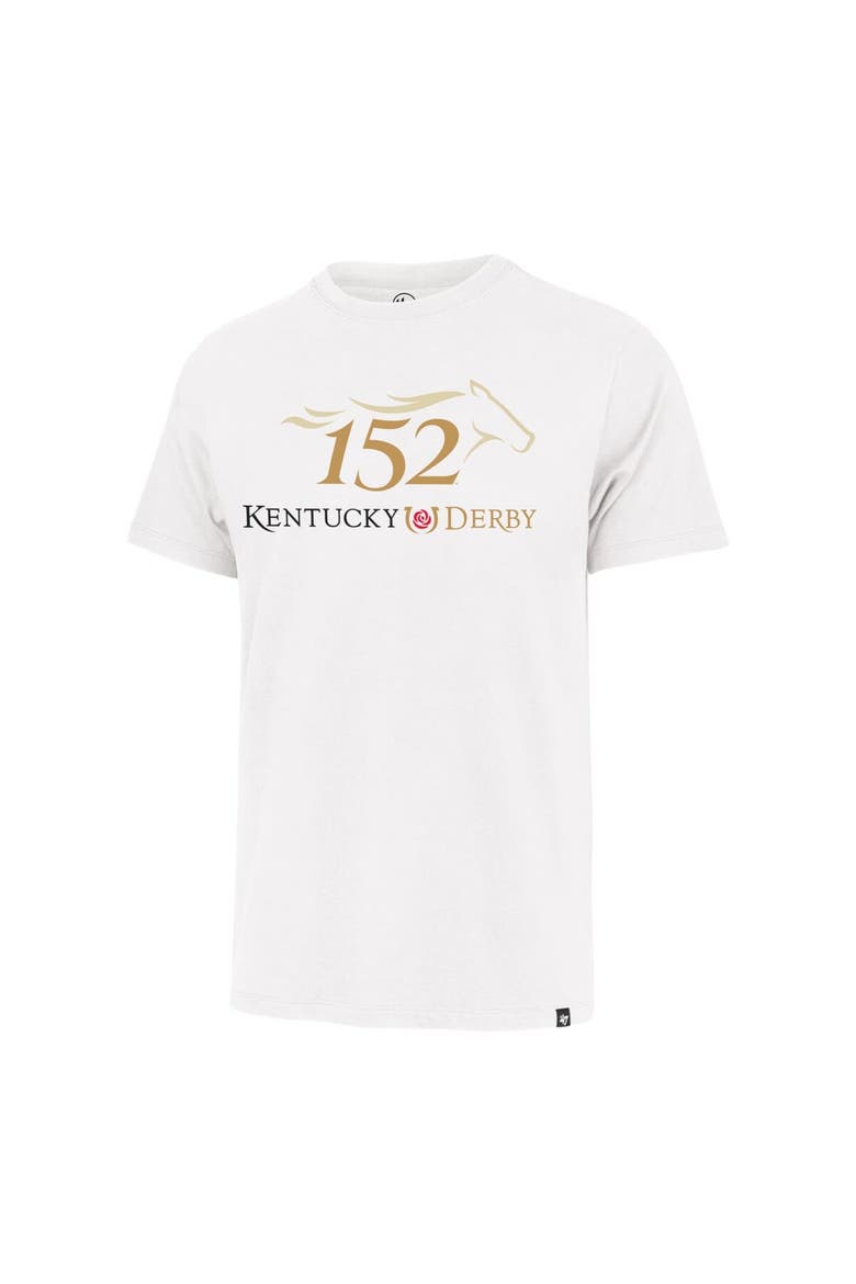 Men's '47 White 152nd Kentucky Derby Franklin T-Shirt, Alternate, color, White
