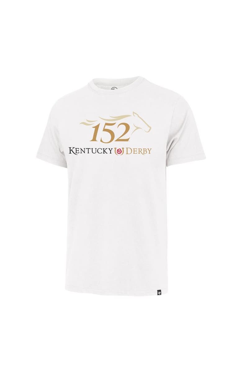 '47 Men's '47 White 152nd Kentucky Derby Franklin T-Shirt, Alternate, color, White
