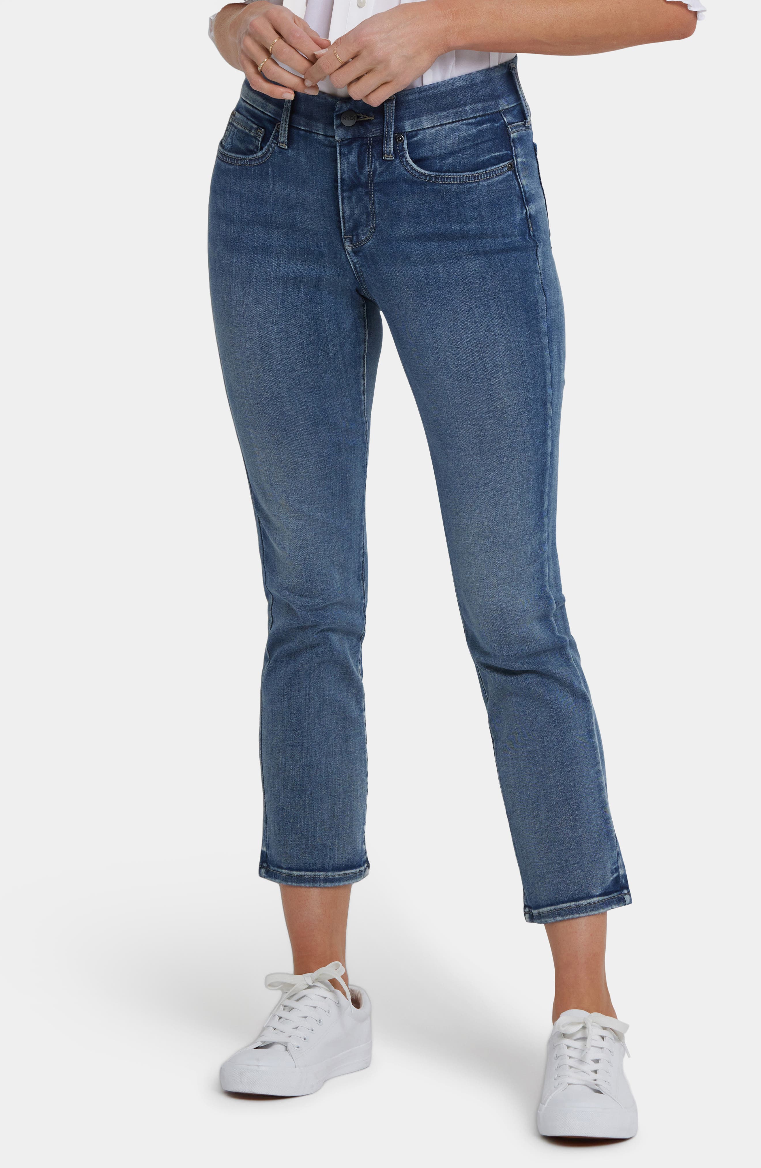 Sheri Waist Match Ankle Slim Jeans