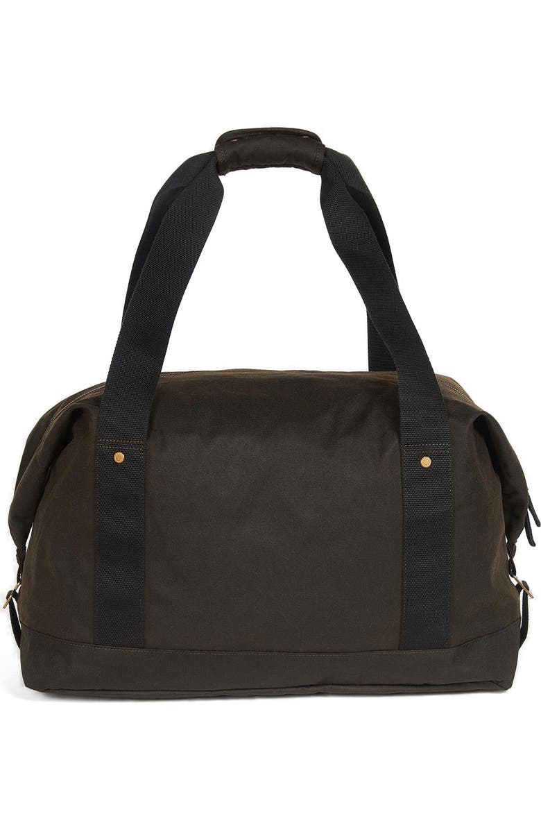 Barbour Essential Wax Cotton Holdall Bag, Alternate, color,
