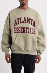 Fear of God Essentials Falcons '90s Fit Relaxed Crewneck Sweatshirt