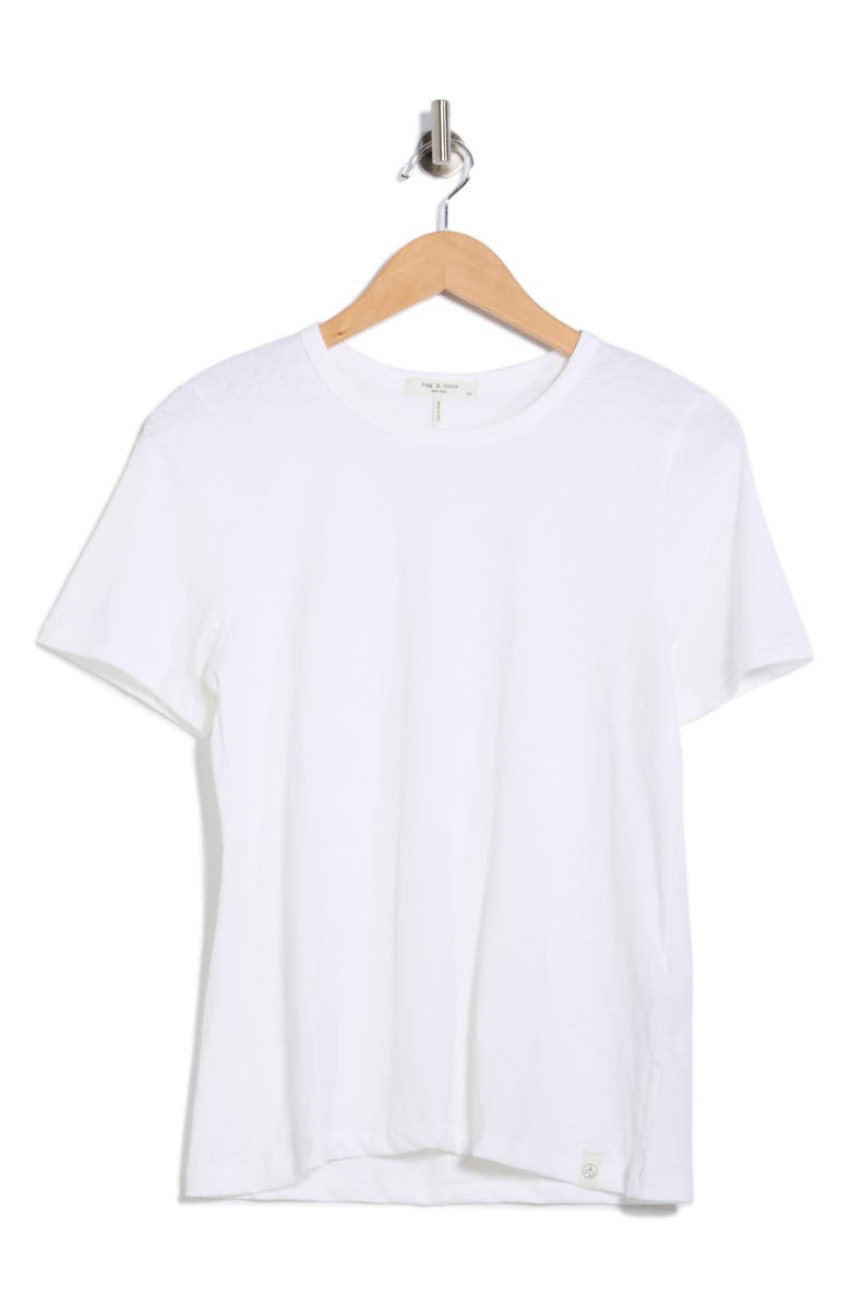 rag & bone The Slub Cotton T-Shirt, Alternate, color, White