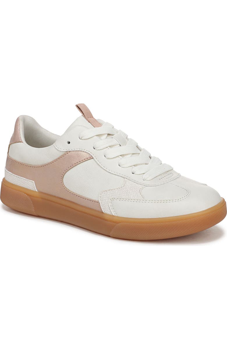 Blowfish Malibu Tastic Sneaker, Main, color, White / Rose Gold Faux Leather