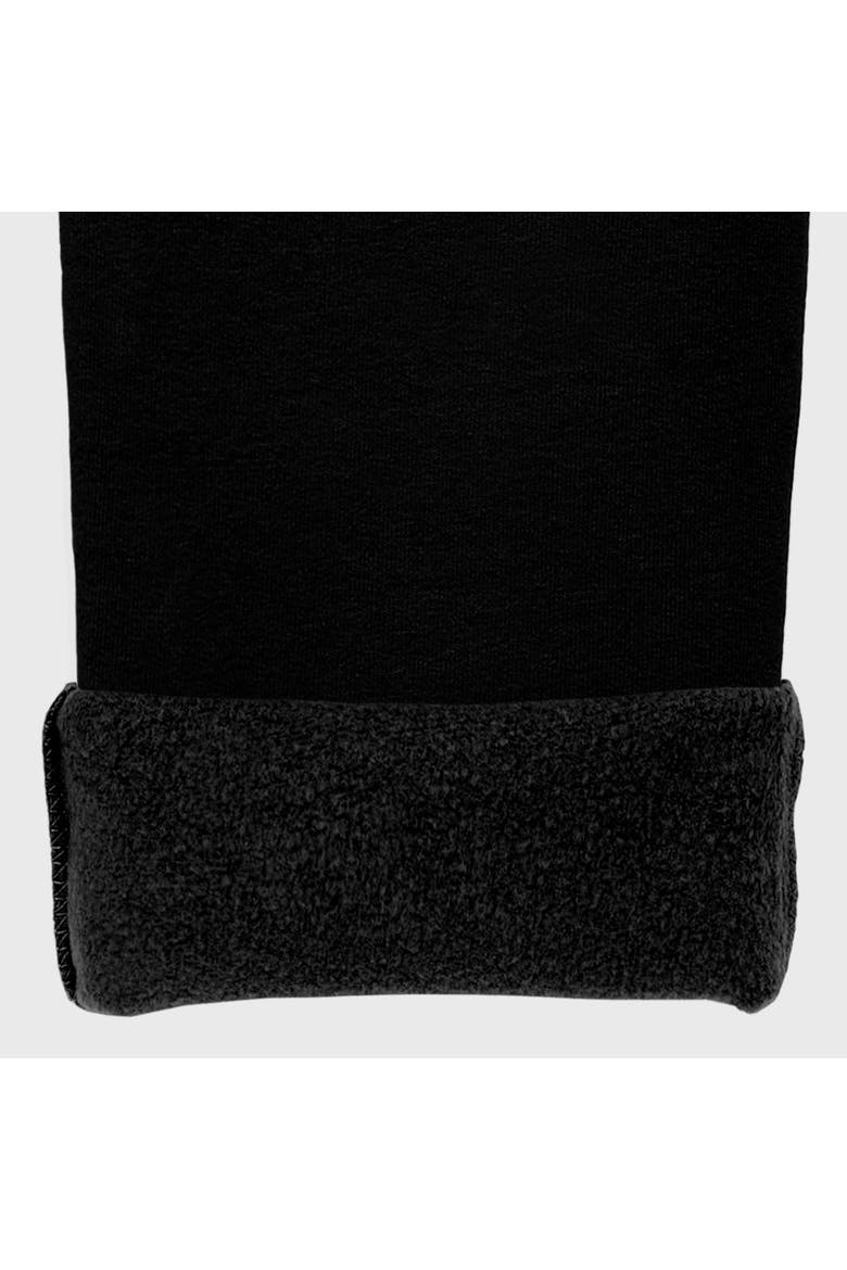 Girls Soft Fleece Stretch Leggings, Alternate, color, Black