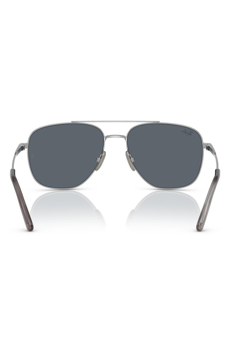 Ray-Ban 59mm Polarized Square Sunglasses, Alternate, color,