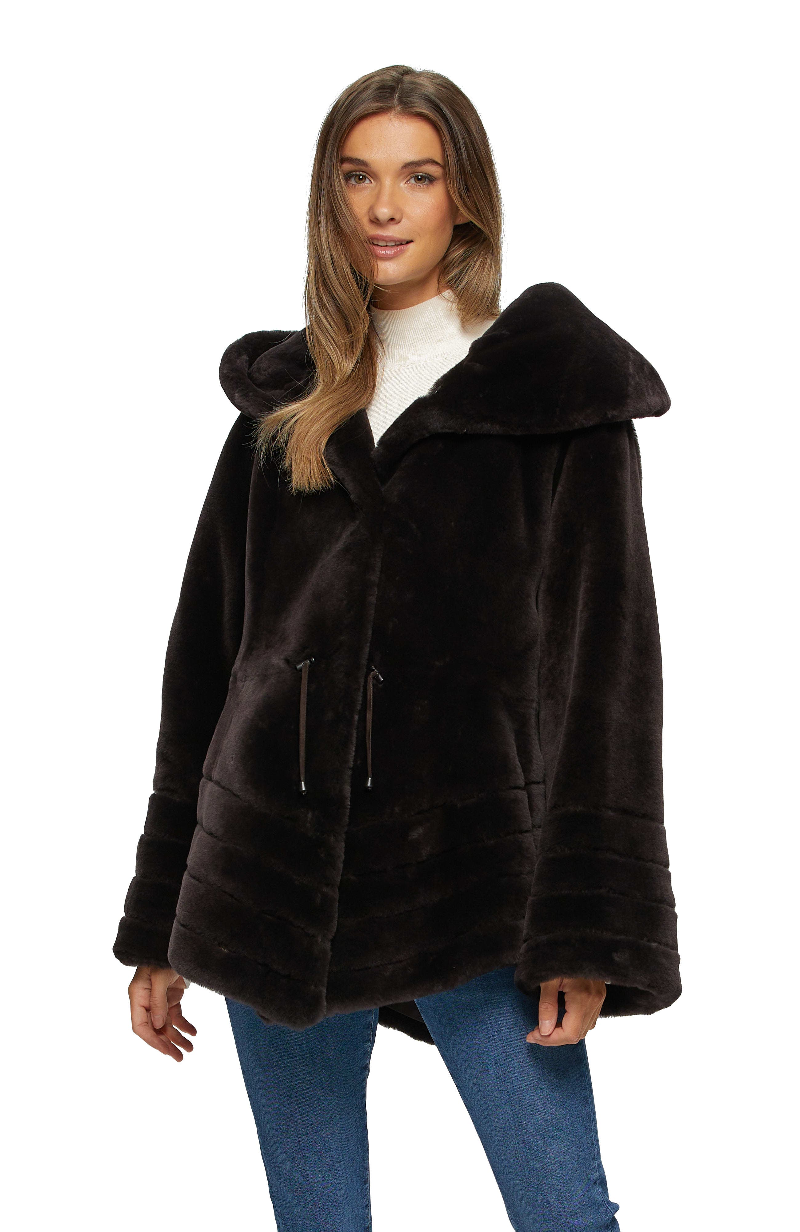 Genuine Shearling Jacket Reversible To Taffeta - image 3