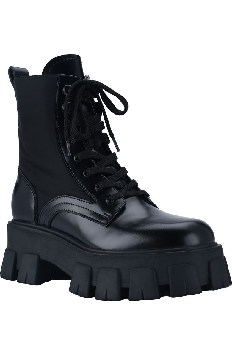 Marc Fisher LTD Happy Lug Sole Combat Boot, Main, color,