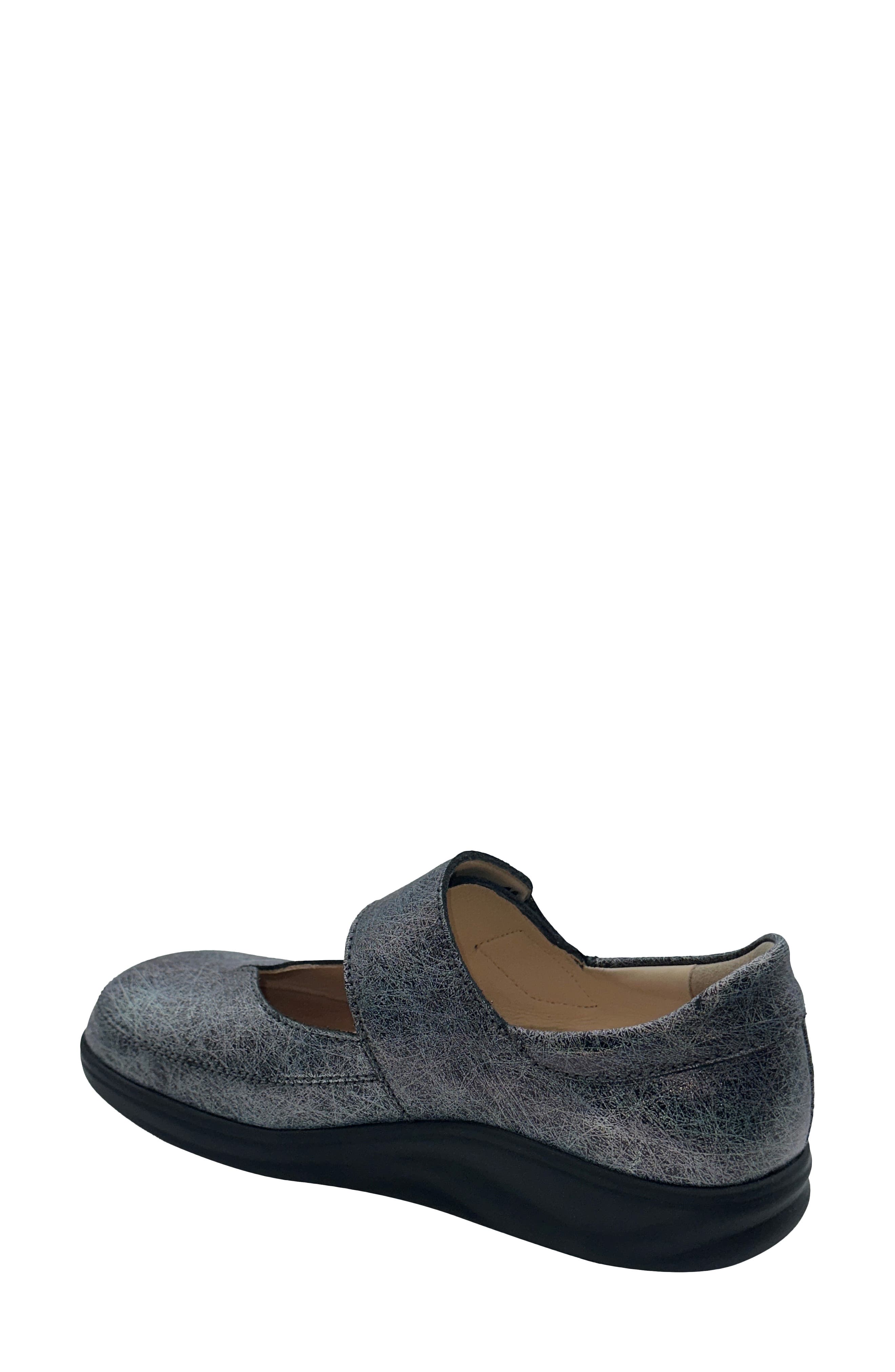 Finn Comfort Nagasaki Mary Jane Flat, Alternate, color, Platinum Rainbow