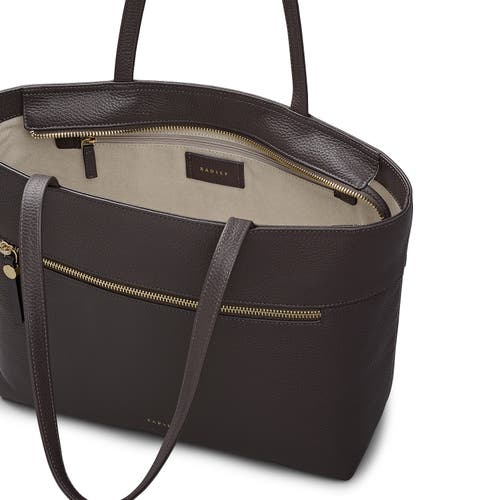 Radley Fountain Road Medium Ziptop Tote Bag In Gray