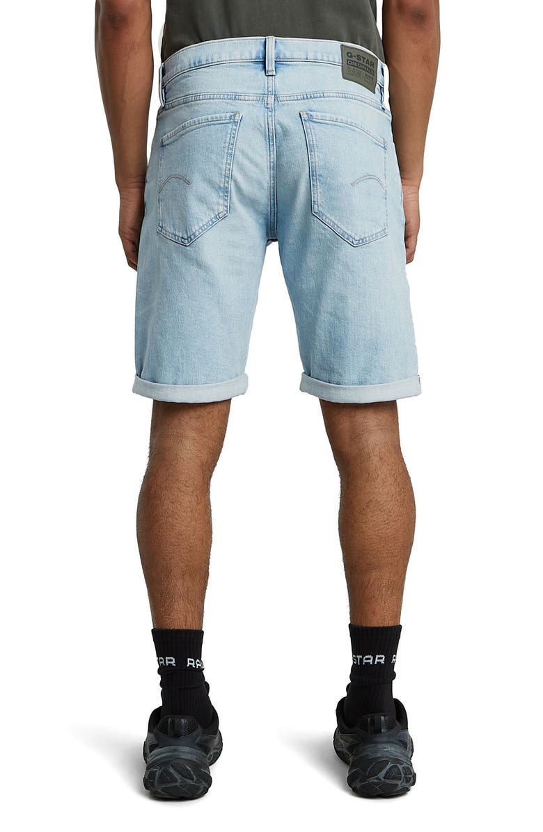 G-STAR Mosa Denim Shorts, Alternate, color, Sun Faded Powder Blue