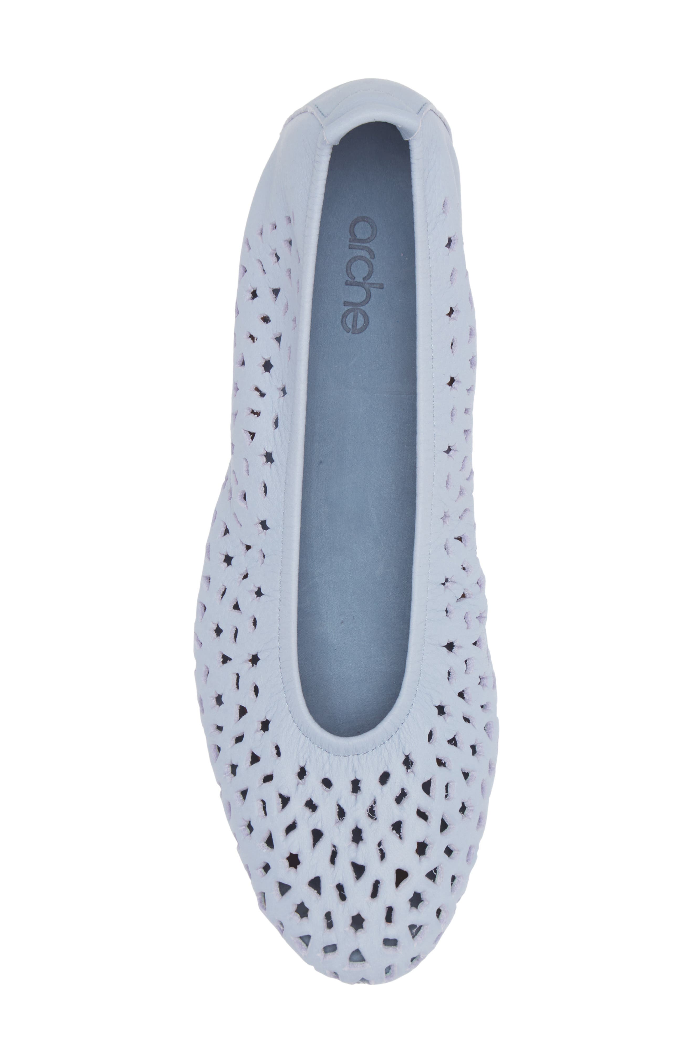 Arche Lilly Perforated Ballet Flat, Alternate, color, 