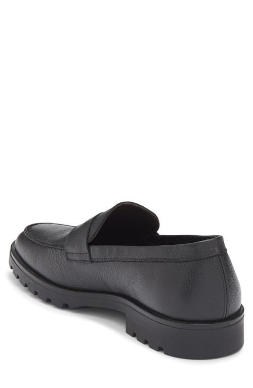 To Boot New York Orman Lug Sole Penny Loafer In Black
