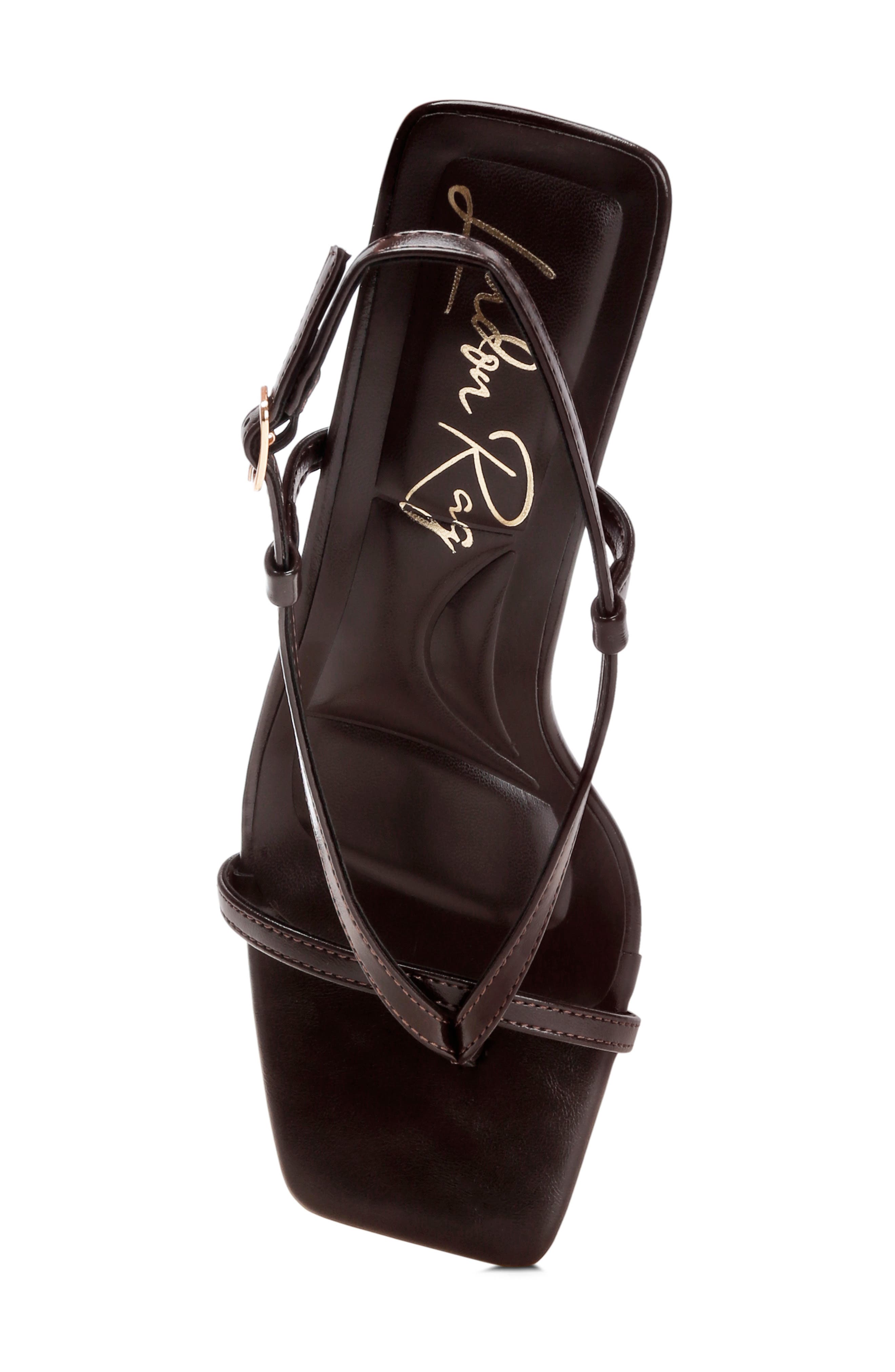 LONDON RAG Yarsa Strappy Slingback Sandal, Alternate, color, Brown