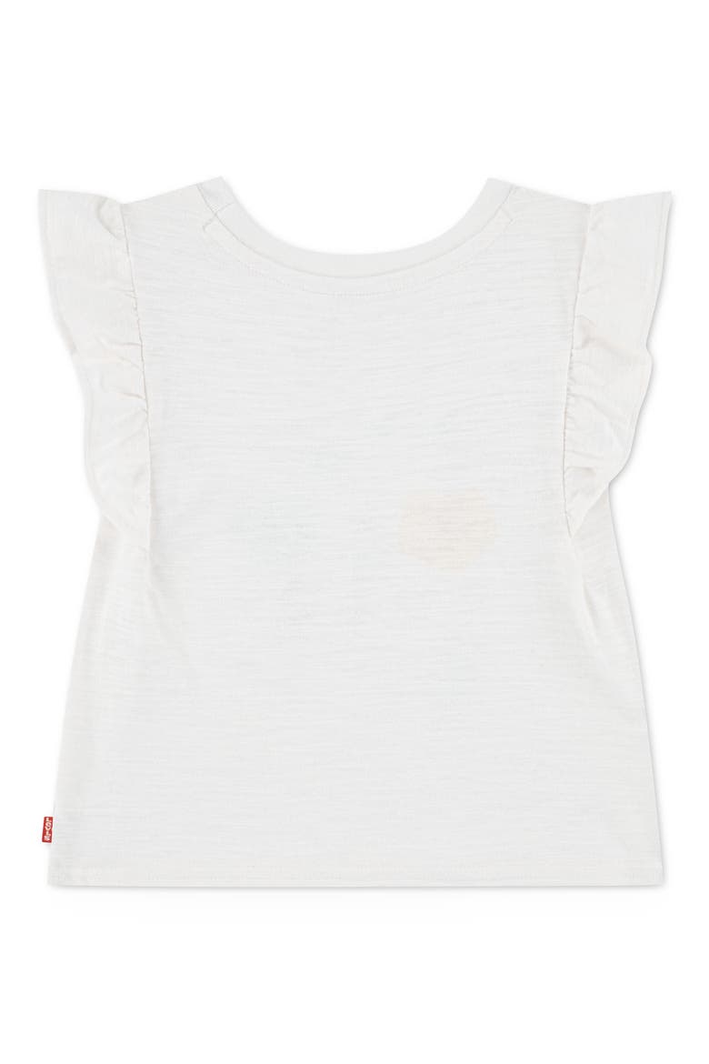 Kids' Coastal Flutter Sleeve Graphic T-Shirt, Alternate, color, ANTIQUE WHITE