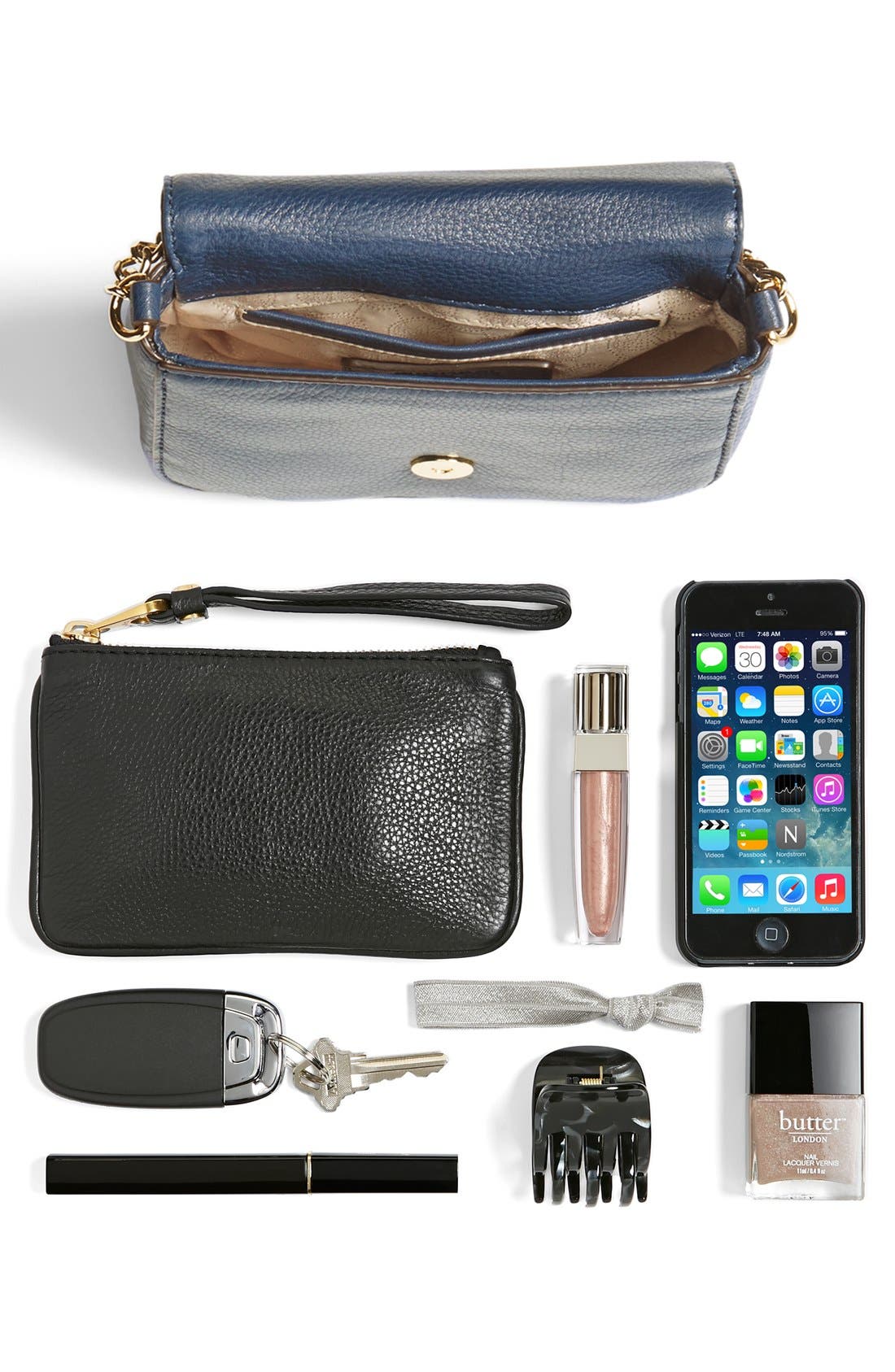 'Mini MAC' Convertible Crossbody Bag, Alternate, color, SILVER