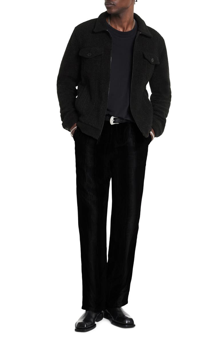 John Varvatos Cynder Bouclé Trucker Jacket, Alternate, color,