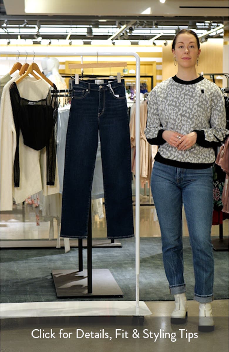 Le Sleek Stretch Straight Leg Jeans, sales video thumbnail