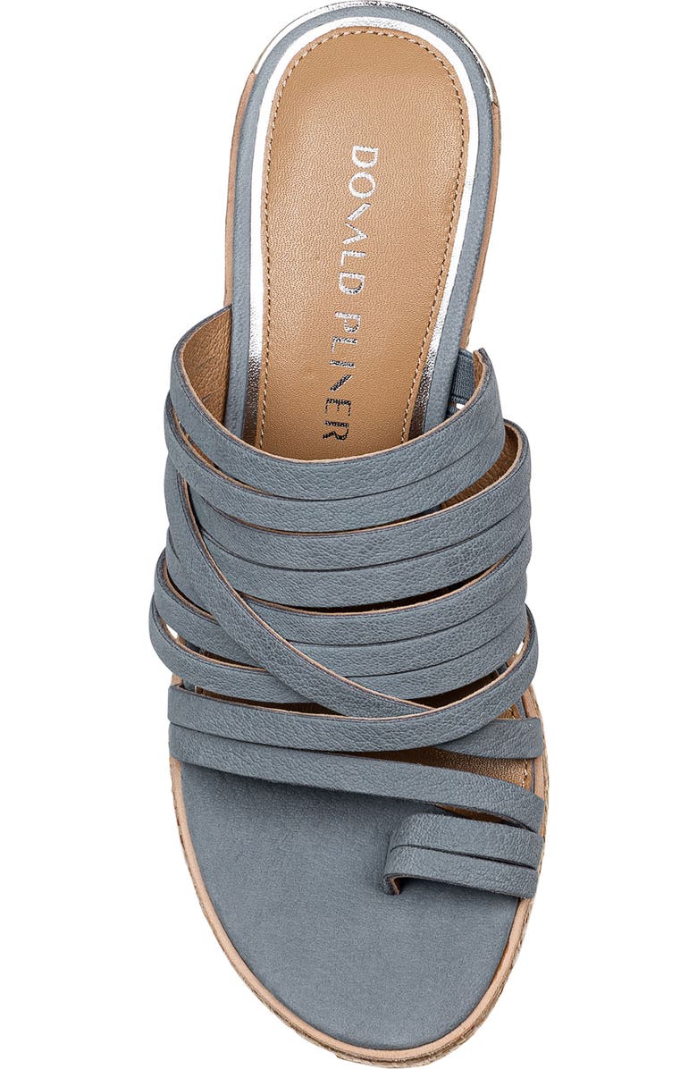 Donald Pliner Platform Wedge Sandal, Alternate, color, Denim