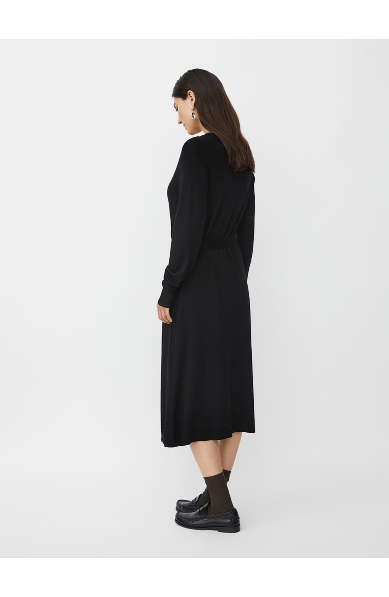 Masai Copenhagen MaNisuta Long Sleeve Belted Waist Dress, Alternate, color, Black