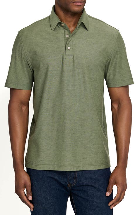 Solid Mapleton Luxe Cross Dyed Polo