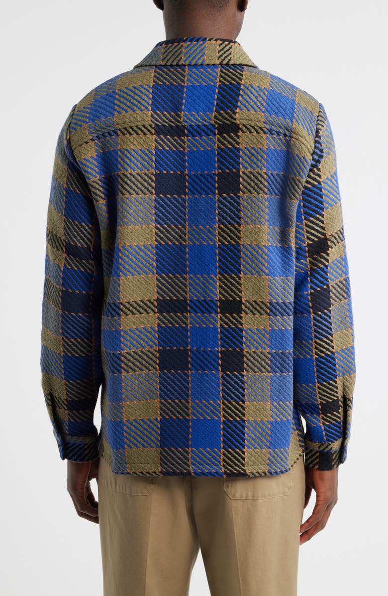 Wax London Whiting Overshirt, Alternate, color, Blue / Khaki