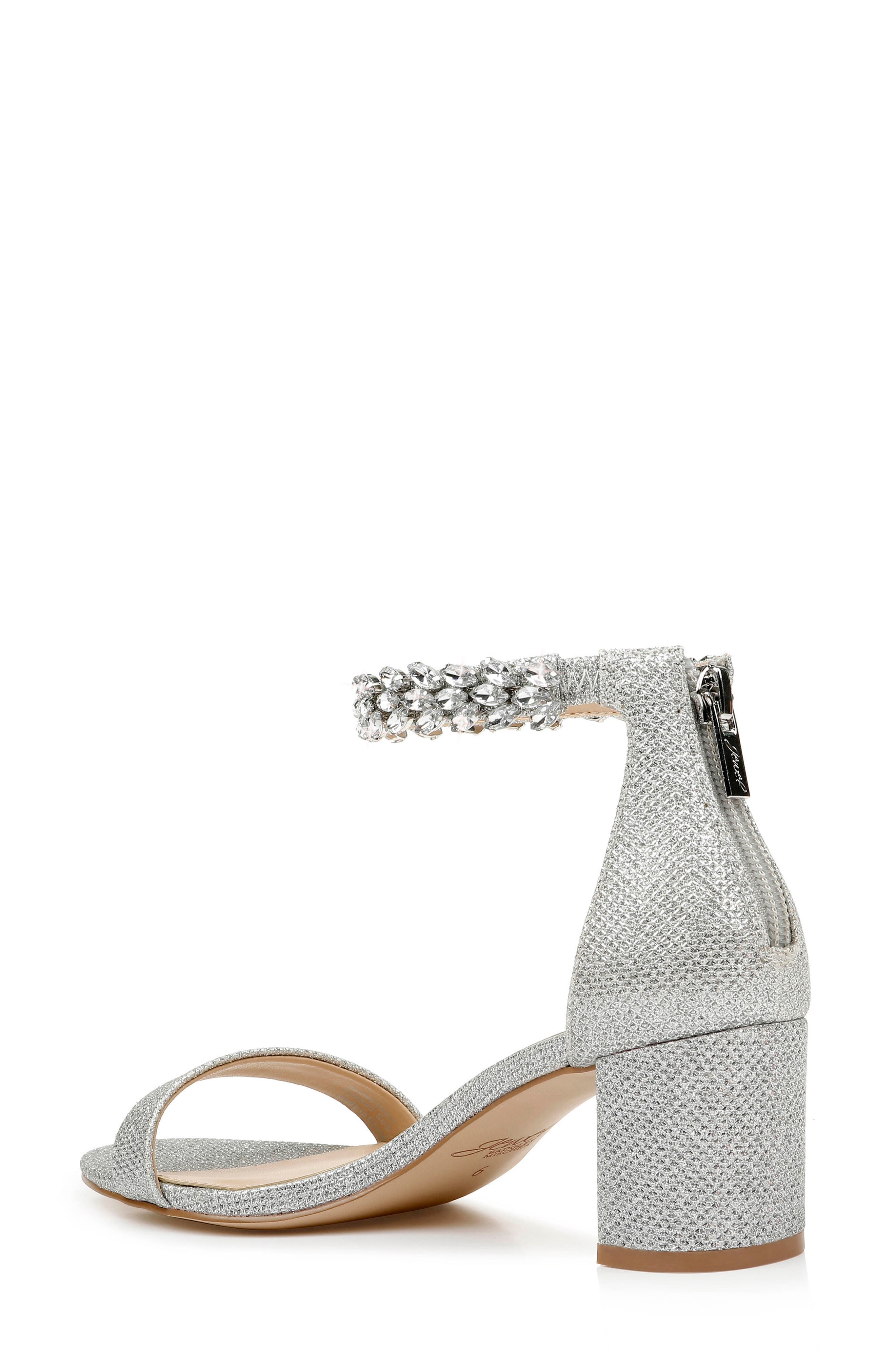 Jewel Badgley Mischka Bradley Ankle Strap Sandal, Alternate, color, 