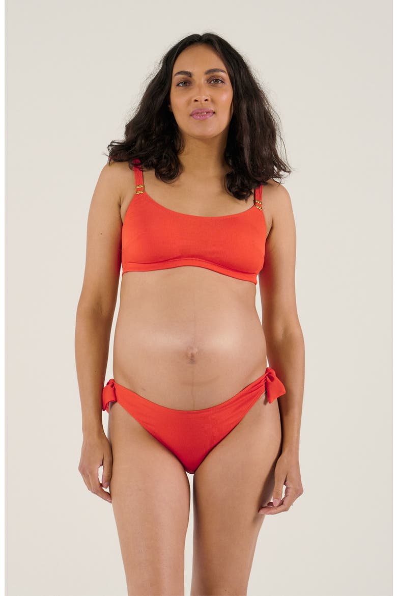 Maternity bikini Porto Vecchio, Alternate, color, Orange