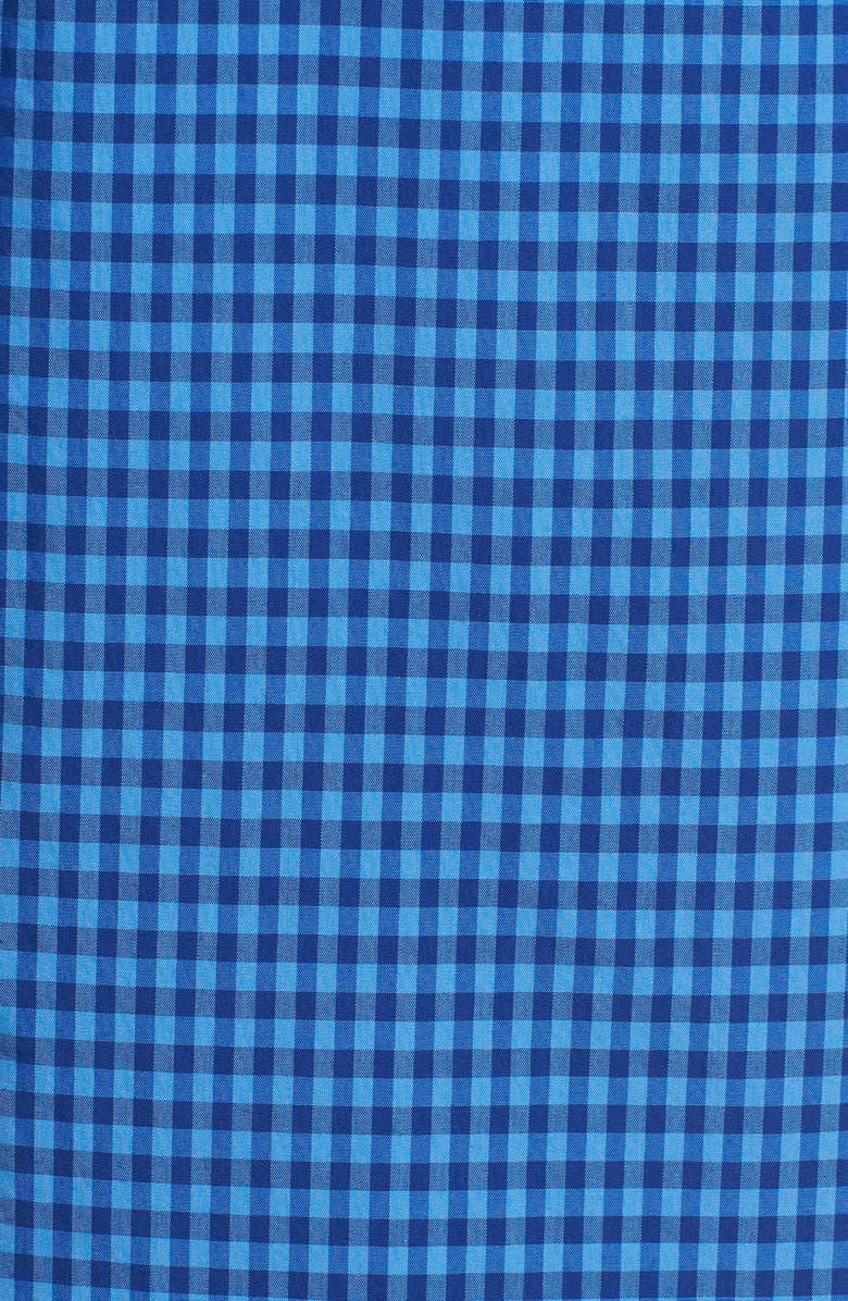 Lacoste Gingham Check Poplin Shirt, Alternate, color, 