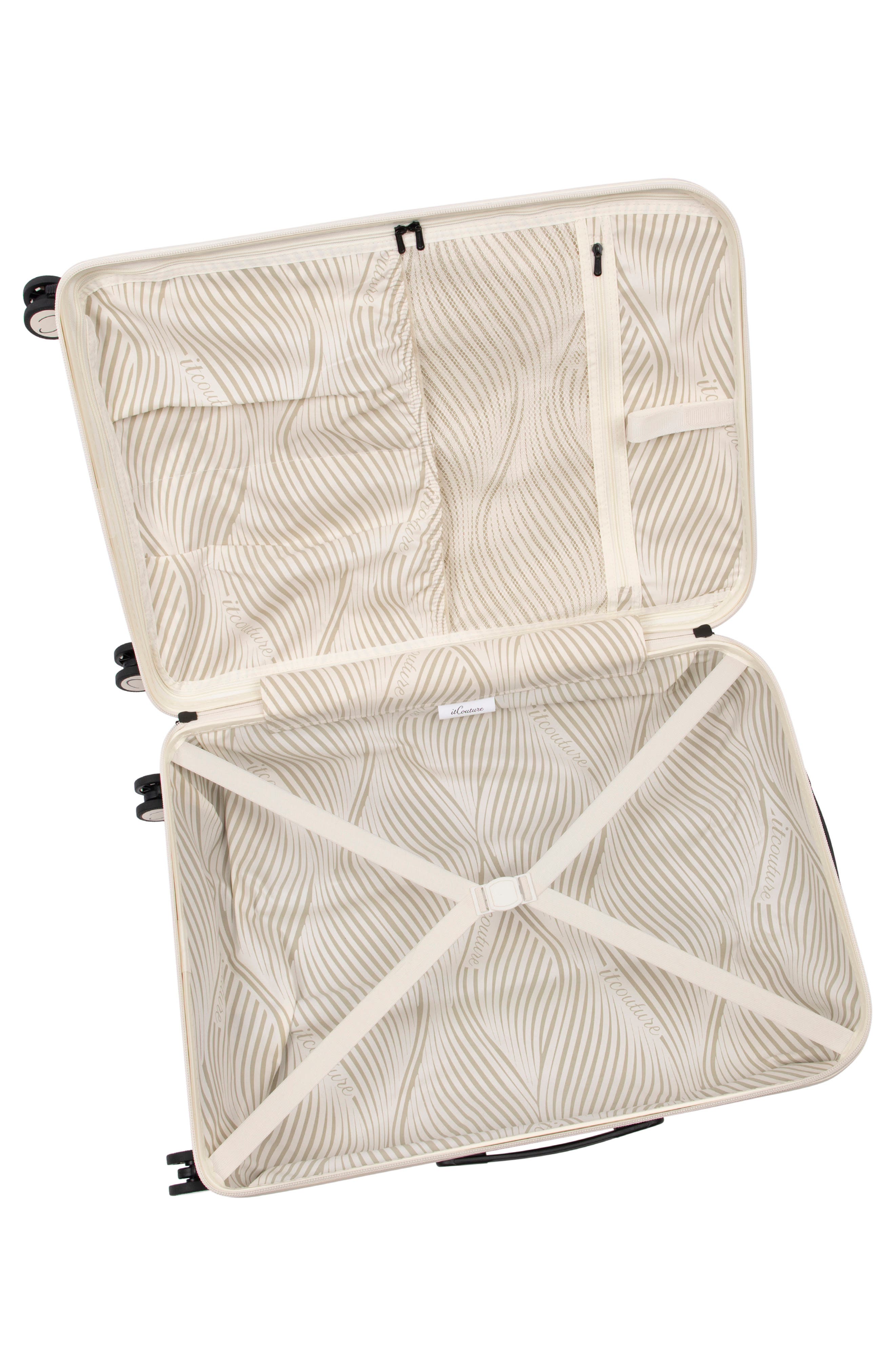 IT COUTURE Luminita 31-Inch Hardshell Spinner Suitcase, Alternate, color, White / Eucalyptus
