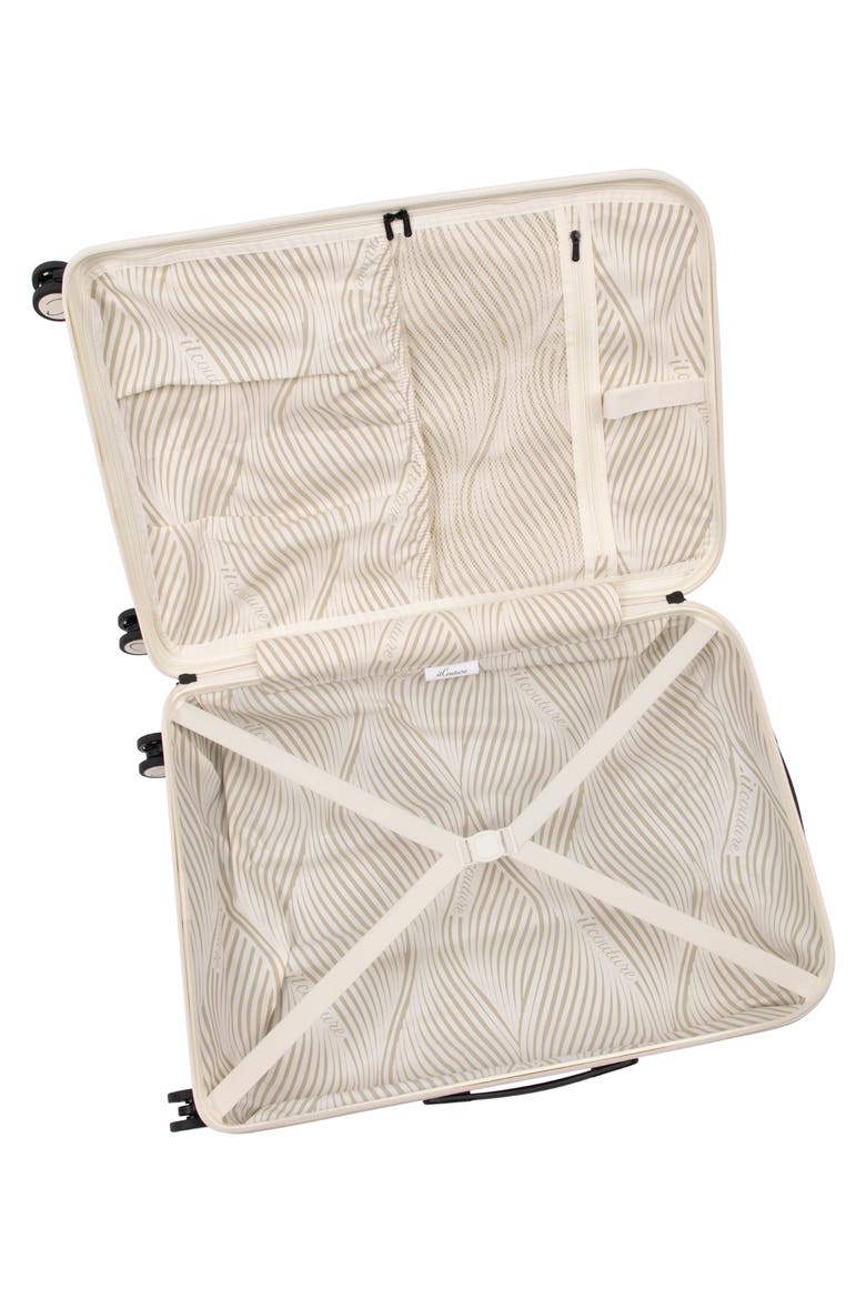 Luminita 31-Inch Hardshell Spinner Suitcase, Alternate, color, WHITE / EUCALYPTUS