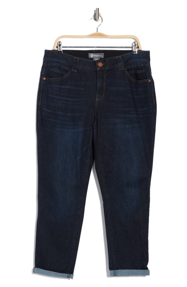 Democracy Ankle Skimmer Cuffed Skinny Jeans, Alternate, color, 