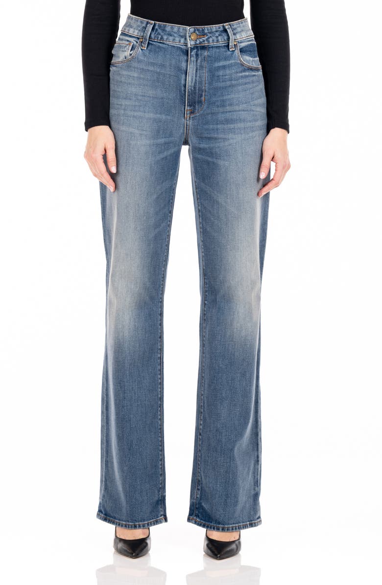 Fidelity Denim Katie High Waist Flare Leg Jeans, Main, color, 
