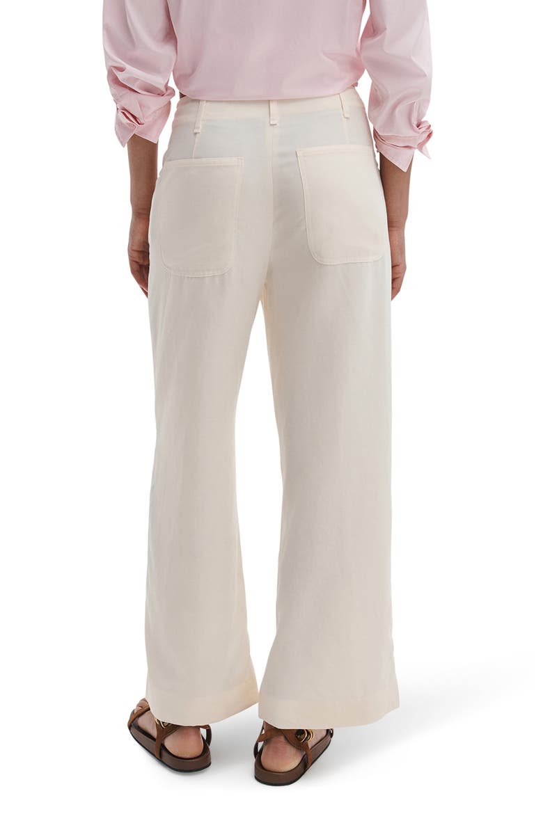 Allison Ankle Wide Leg Pants, Alternate, color, IVORY
