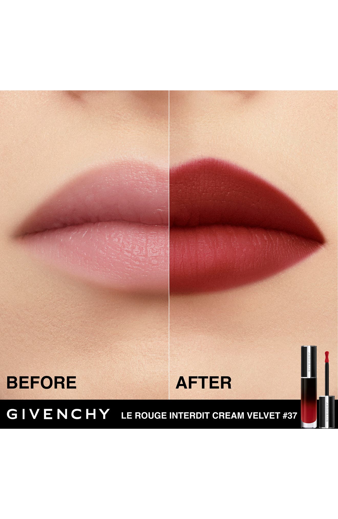 Givenchy Le Rouge Interdit Cream Velvet Lipstick (Women) | Nordstrom