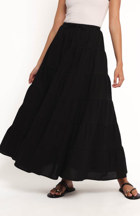 Archy Tiered Maxi Skirt