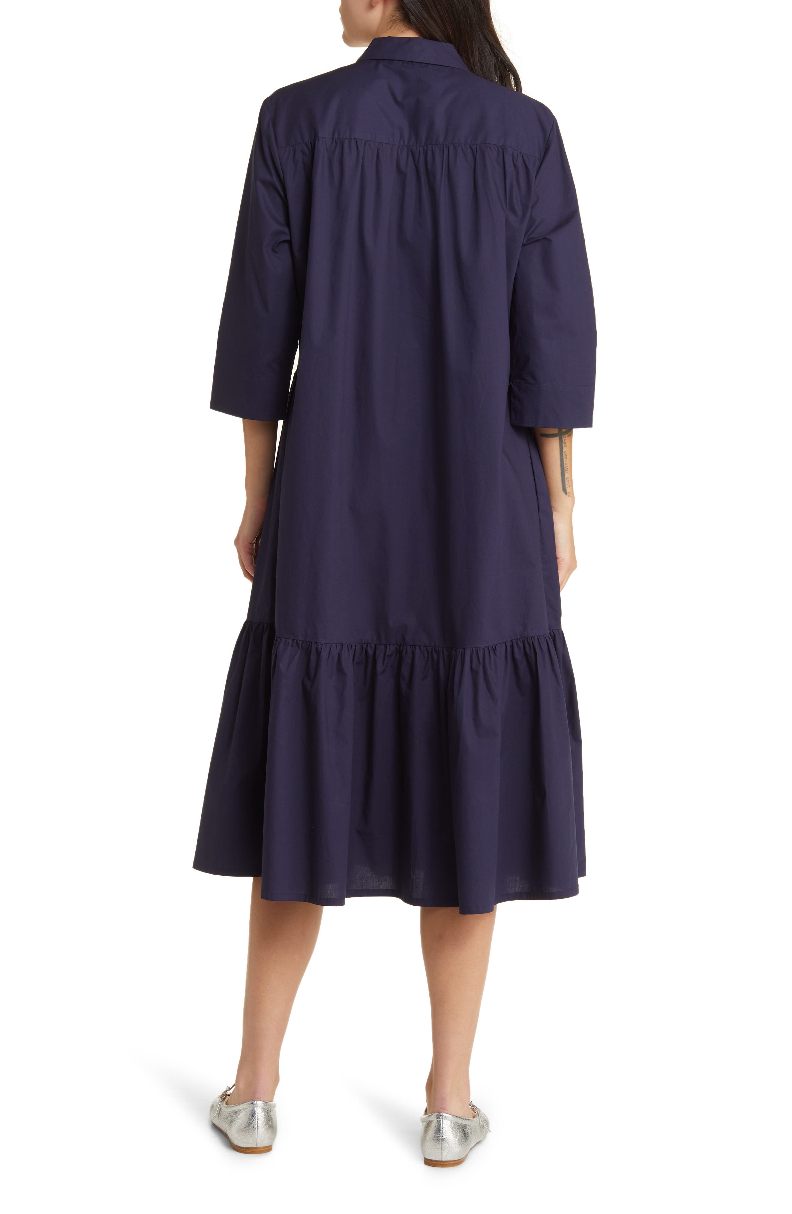 Cotton Shirtdress - image 2