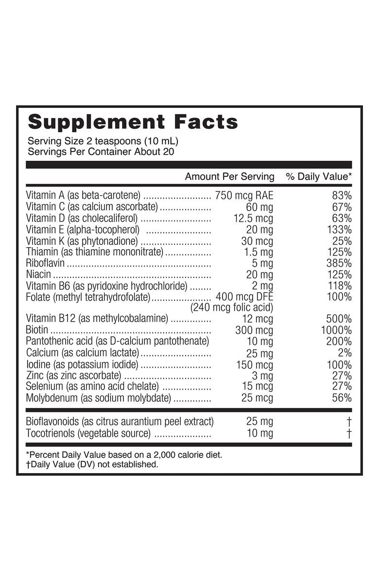 DL.MD Multivitamin Liquid Daily Dietary Supplement, Alternate, color, 