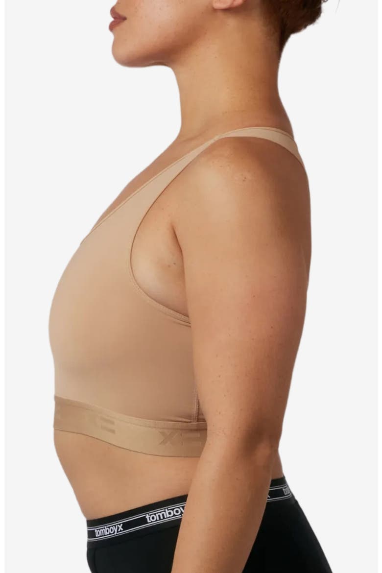 Compression Plus Racerback Crop Top, Alternate, color, CHAI