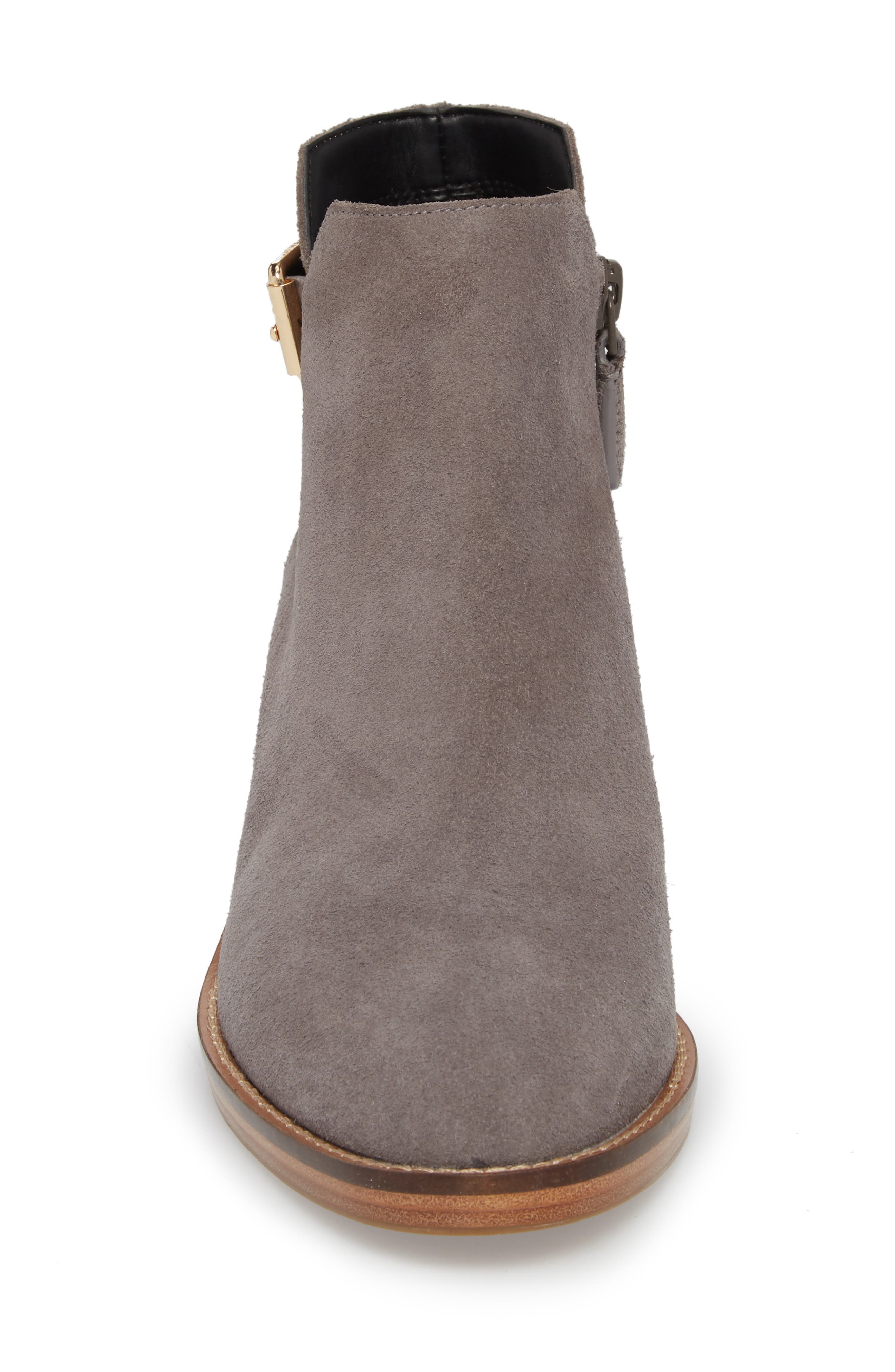 Harrington Grand Buckle Bootie, Alternate, color, STORM CLOUD SUEDE